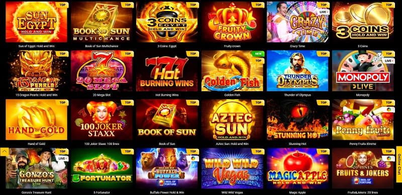 Spinamba Casino Hry